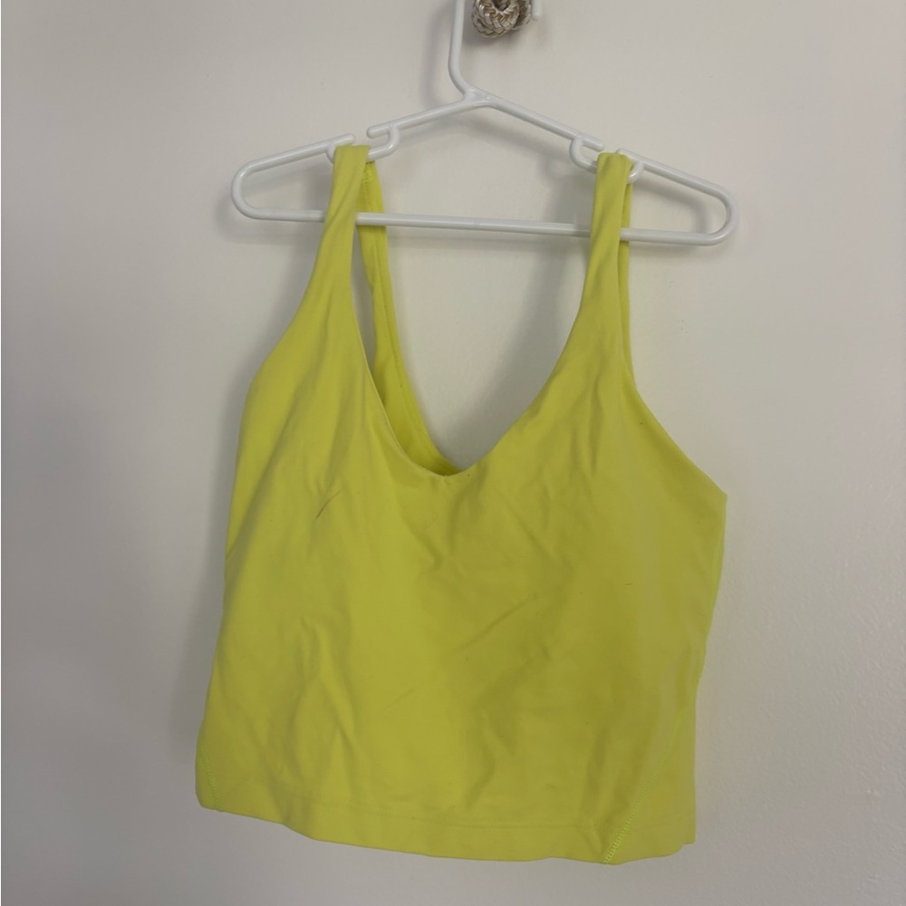 Lululemon Athletica Yellow Align Tank Top